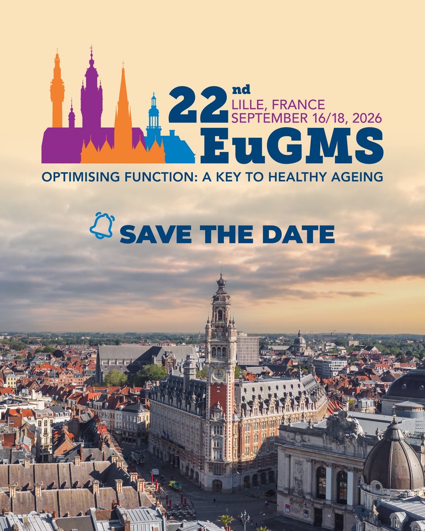 EuGMSSociety's tweet image. The 21st Congress has just come to a close, but we are already getting ready for the next one!

Mark your calendars now and stay tuned for updates on the official website: eugms2026.com

#EuGMS #EuGMS2026 #HealthyAgeing #GeriatricMedicine @AristeaGroup