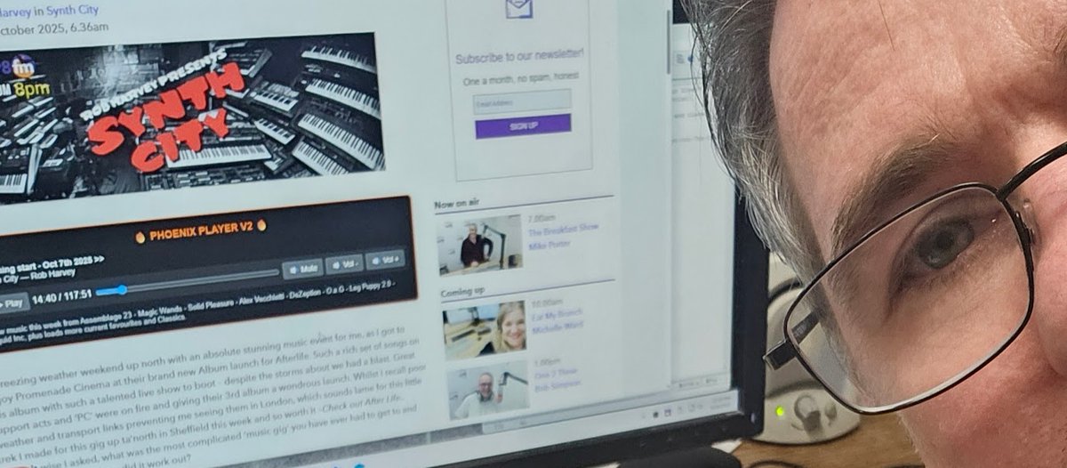 Did you miss our dark electronic cover of "Talking In Your Sleep" on <a href="/phoenix98fm/">Phoenix FM</a> yesterday? Well, I did too (I was at the dentist). 

Lucky for us, we can still stream those two hours of new and classic synthpop here:

phoenixfm.com/2025/10/08/syn…