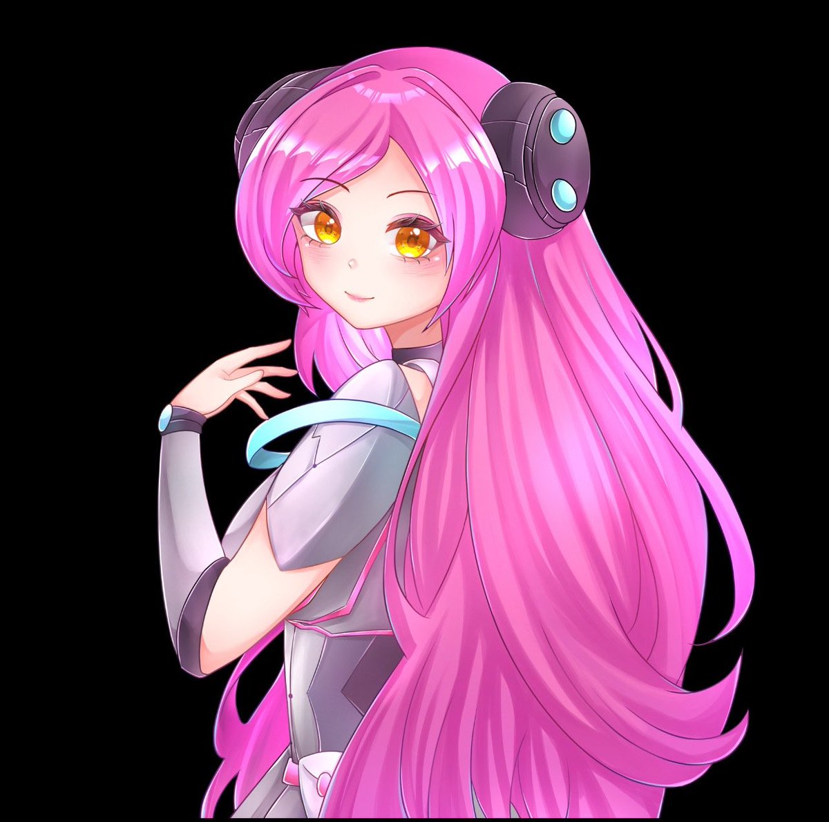 shookethshooky's tweet photo. @AmaWhiterose Can you tell my favorite color is pink? Disabled cyberpunk vtuber, present ✋ https://t.co/pwmdzbkTnH