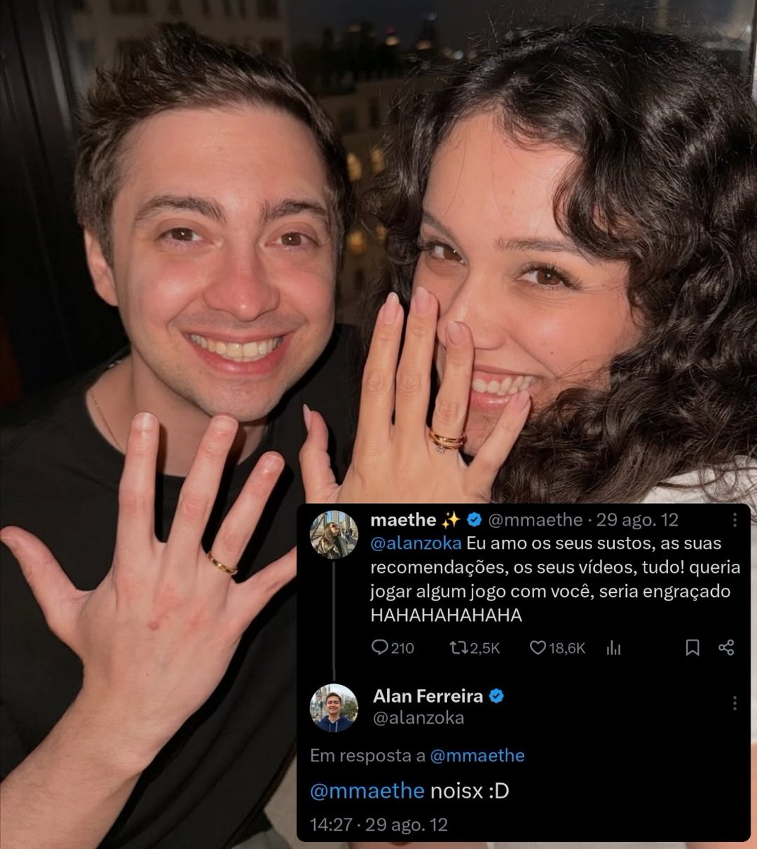 mellyAltabu's tweet photo. é demais ter se emocionado com o noivado desses dois? https://t.co/AiwC4FcJRe