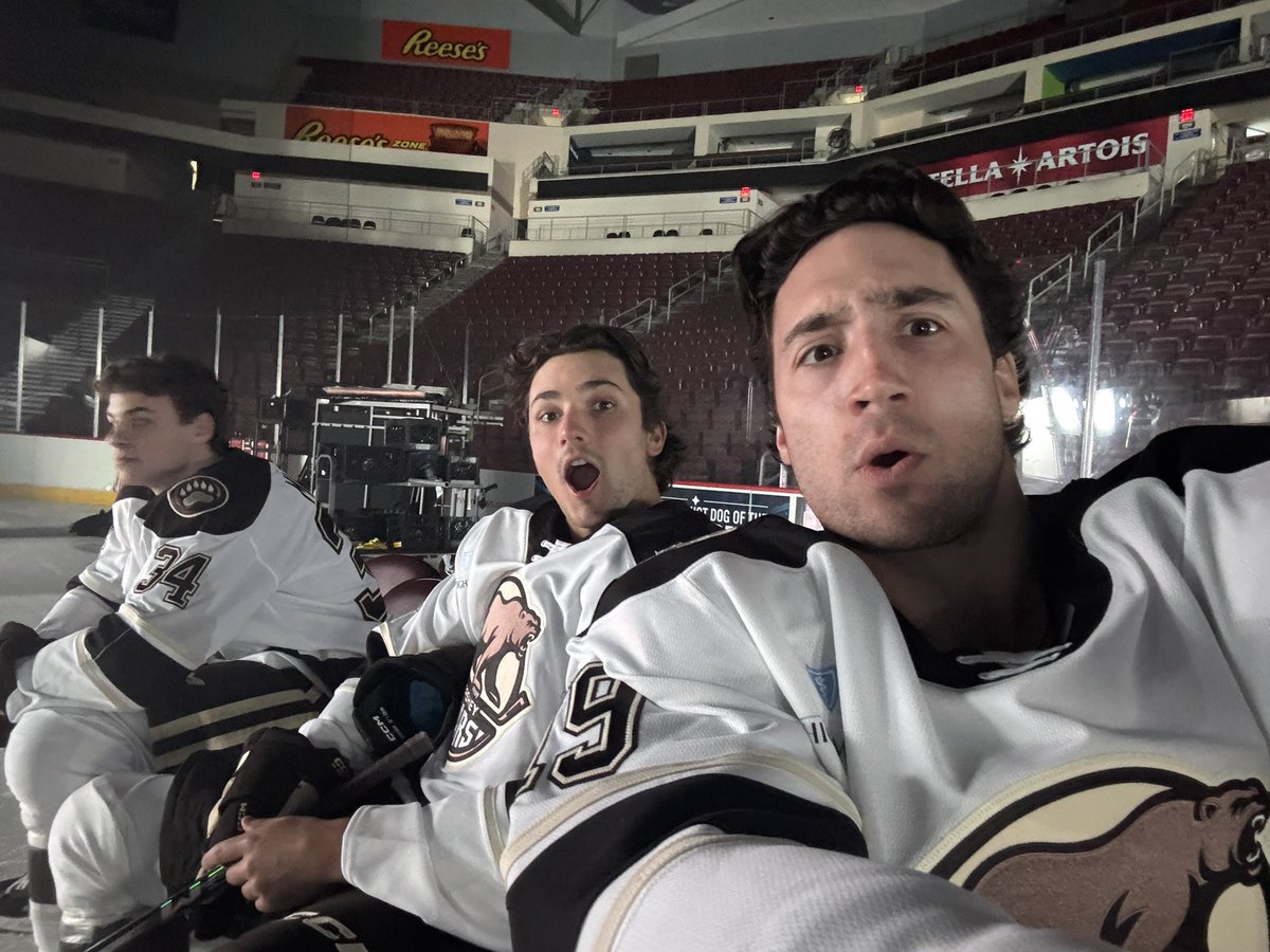 TheHersheyBears's tweet photo. POV: it’s media day and admin lost her phone https://t.co/bFa8WgeP3m