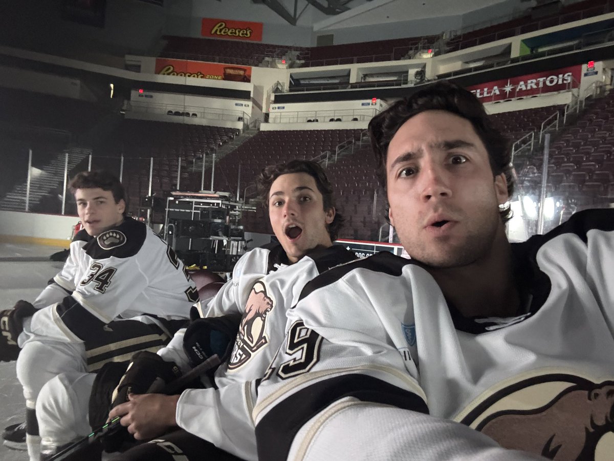 TheHersheyBears's tweet photo. POV: it’s media day and admin lost her phone https://t.co/bFa8WgeP3m