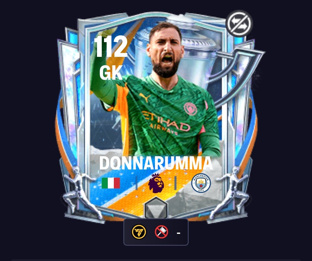 112 Donnarumma card is about to come out tomorrow he'll probably be worth 1k shards but how many of you hoping he's 800shards i know i am!