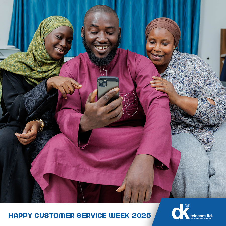 DKtelecomLtd's tweet image. 𝗛𝗔𝗣𝗣𝗬 𝗖𝗨𝗦𝗧𝗢𝗠𝗘𝗥 𝗦𝗘𝗥𝗩𝗜𝗖𝗘 𝗪𝗘𝗘𝗞 𝟮𝟬𝟮𝟱. 

It’s Customer Week!  We are renewing our admiration  and gratitude to all our amazing Staff and Customers. You make our journey meaningful every day!

Call Center: 1331/9544000

@followers 
#CustomerWeek 
#dktelecom