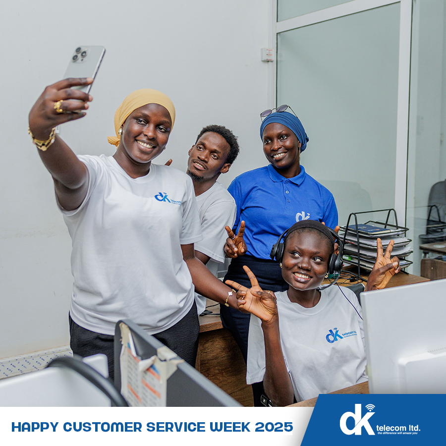 DKtelecomLtd's tweet image. 𝗛𝗔𝗣𝗣𝗬 𝗖𝗨𝗦𝗧𝗢𝗠𝗘𝗥 𝗦𝗘𝗥𝗩𝗜𝗖𝗘 𝗪𝗘𝗘𝗞 𝟮𝟬𝟮𝟱. 

It’s Customer Week!  We are renewing our admiration  and gratitude to all our amazing Staff and Customers. You make our journey meaningful every day!

Call Center: 1331/9544000

@followers 
#CustomerWeek 
#dktelecom