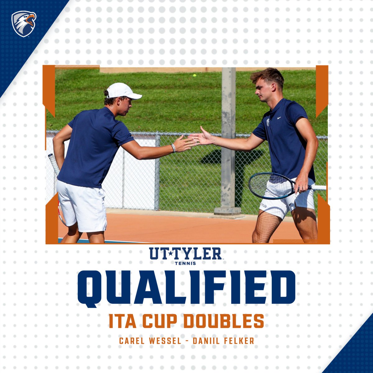 uttylerpatriots's tweet image. TEN | @patriotstennis will send two doubles pairs and one singles player to the 2025 ITA Cup, the most representation and the first women&apos;s representatives in the Division II era!

Release: tinyurl.com/bdhsts3c

#SwoopSwoop