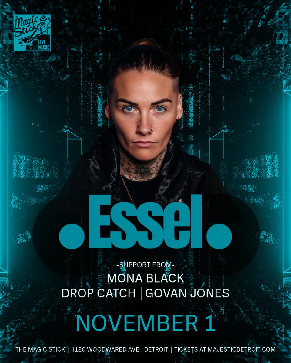 DropCatchMusic's tweet image. Back at @majesticdetroit on 11/1 with my homies @GovanJones &amp;amp; Mona Black supporting @ESSELUKOFFICIAL!

🎟️: linktr.ee/dropcatchmusic