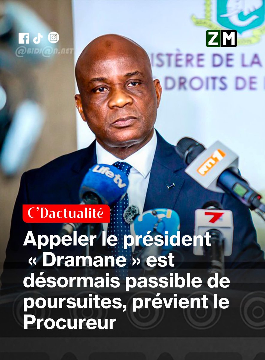 leParrain_'s tweet photo. 🛑🗣️🇨🇮Pourtant sur le plateau de #NCI_Television LA QUOTIDIENNE INFO 🗞️ il y a un intervenant qui a pour habitude de dire #DRAMANE et Monsieur Ali DIARRASSOUBA n'a jamais réagi.
J'espère qu'il fera un communiqué comme d'habitude pour démentir cette information. https://t.co/bYbpvM9wiE