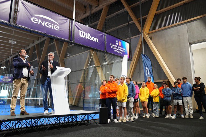 Nous avons cru au padel, et les chiffres sont là, avec désormais plus de 550 000 pratiquants en France. Il faut également des objectifs concrets pour le haut niveau tricolore, et ce CNE à Vichy est la preuve de notre ambition !