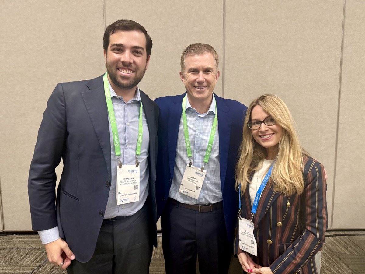 Desde el MedTech Conference en San Diego, representando a Puerto Rico como un centro de innovación y manufactura médica de clase mundial. 🩺🏭🇵🇷
Seguimos impulsando alianzas y oportunidades que fortalecen nuestra posición en la industria global. 💡
#PuertoRico #DDECPR #Innovación