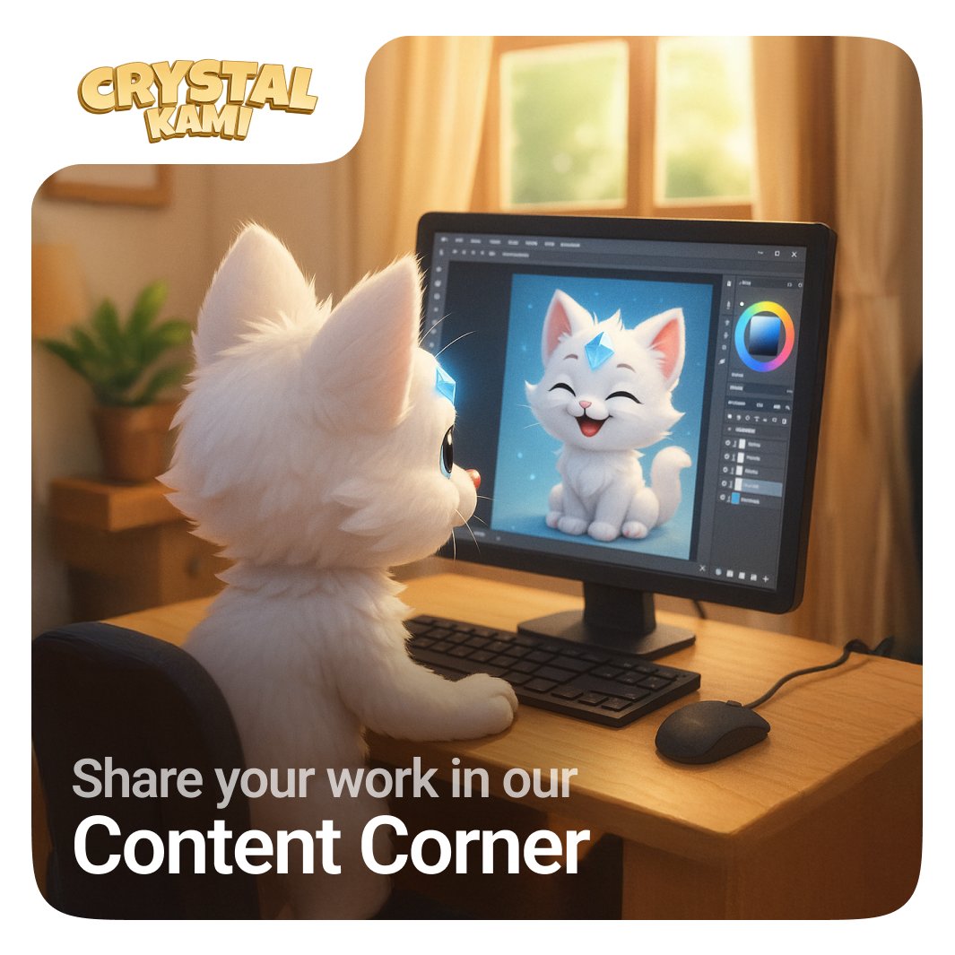 Reminder for our creators

Crystal Kami now has an official Media Kit — your toolbox for content creation.

You can use it to make memes, visuals, and other creative posts about Crystal Kami.

Share your work in our Content Corner: t.me/crystalkamicha…

Our team will regularly