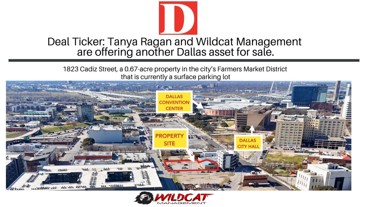Looking to invest in Dallas? 1823 Cadiz is a rare development opportunity with high visibility, prime location, and an income-producing surface parking lot.
Details ➡️ bit.ly/4h56h9R