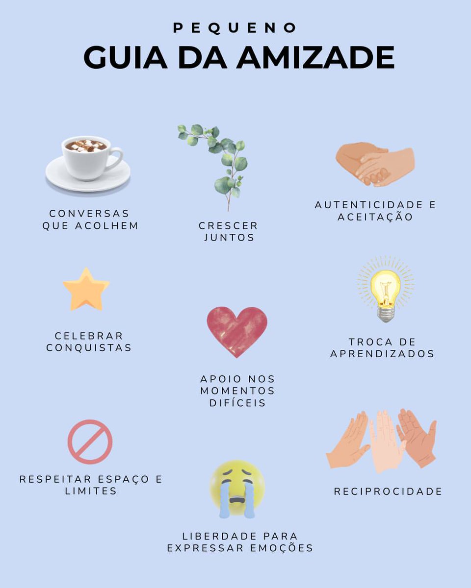 Amizade é troca, crescimento e acolhimento. Amizades verdadeiras celebram conquistas e respeitam limites. Escolher estar ao lado de quem soma é um ato de autocuidado 🤍
#brunardo