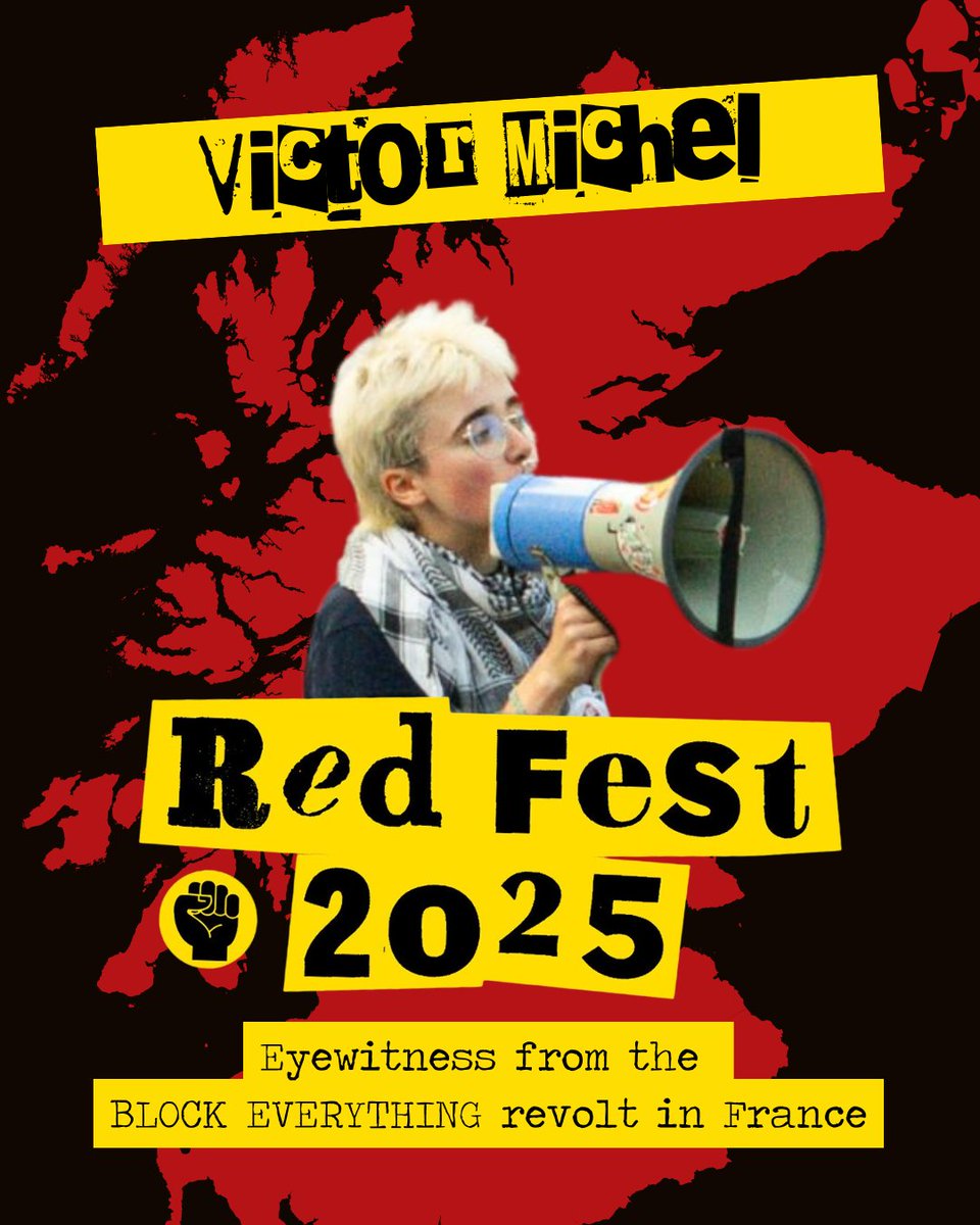 RedFest, Scotland's anti-capitalist festival 🚩 tweet media