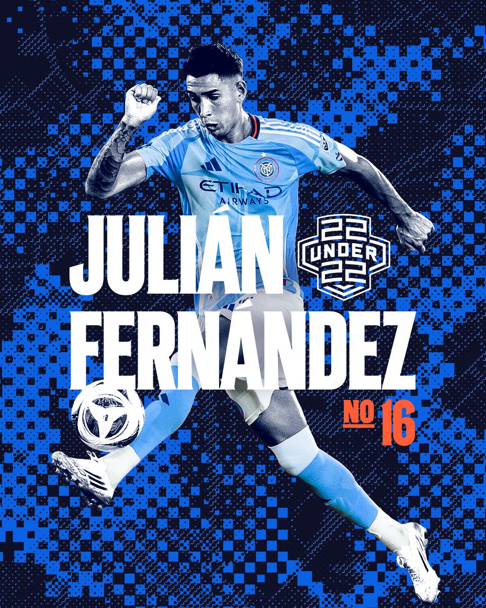 New York City FC (@newyorkcityfc) on Twitter photo Un crack 👏
Felicitaciones a Juli por ser nombrado número 16 en la lista 22 menores de 22 de la <a href="/MLS/">Major League Soccer</a> 🇦🇷 Un crack 👏
Felicitaciones a Juli por ser nombrado número 16 en la lista 22 menores de 22 de la <a href="/MLS/">Major League Soccer</a> 🇦🇷