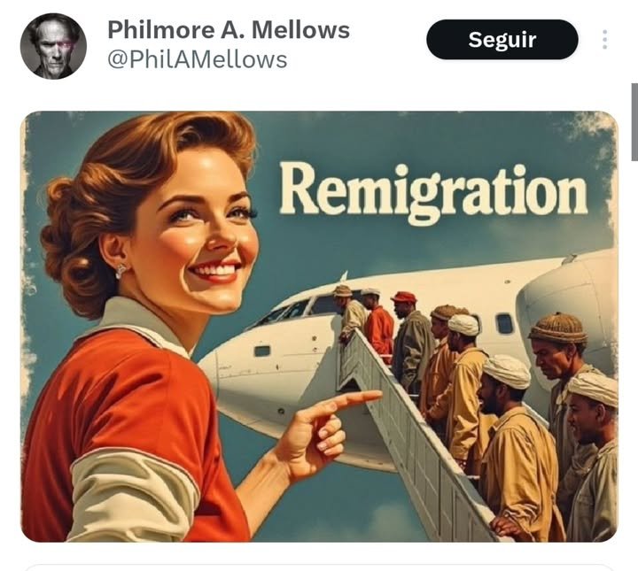 PatrocloDe's tweet photo. Remigración Total Ya!!! https://t.co/2orfen7WoS