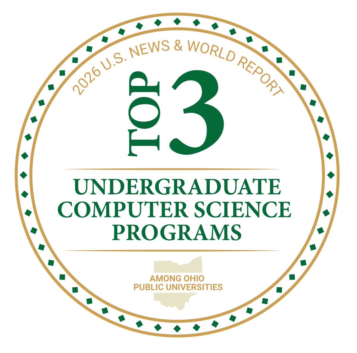WrightGiving's tweet photo. Wright State University’s undergraduate computer science and engineering programs are ranked No. 3 among Ohio’s public universities in U.S. News and World Report’s 2026 Best Colleges rankings. https://t.co/rC3CMpL8oz https://t.co/lJRkjolHIK