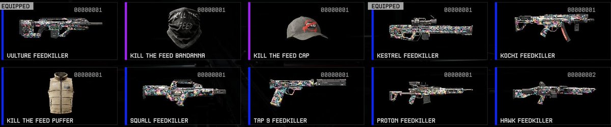 #1’s and 2’s on Kill The Feed Campaign items 🔥🔐🎯 <a href="/playoffthegrid/">Off The Grid</a> <a href="/GUNbyGUNZ/">GUNZ Official</a> <a href="/GunzillaGames/">Gunzilla Games</a> <a href="/avax/">Avalanche🔺</a> <a href="/GamingOnSolana_/">Solana Gaming</a> <a href="/GamingOnAvax/">Avalanche Gaming 🔺</a>