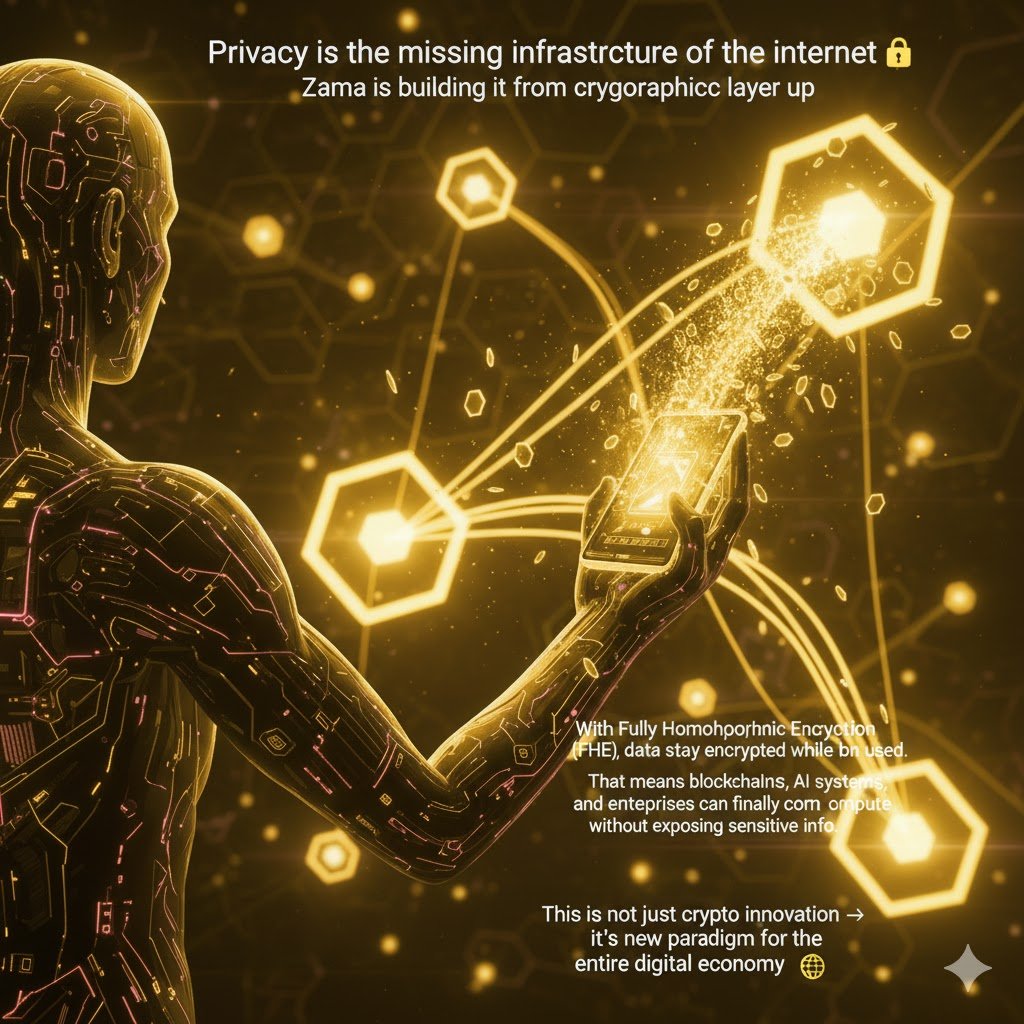 ledgersable's tweet photo. What if smart contracts could stay private, but still verifiable? 👀

That’s exactly what @zama_fhe makes possible.

The FHEVM turns Solidity into a privacy-first language 

→ same tools, same workflow, but with built-in confidentiality.

No new blockchain needed.
No trusted setup.
Just pure encryption, end to end. 🔐

The future of coding onchain is confidential by default 🚀
@zama_fhe
#ZamaCreatorProgram
