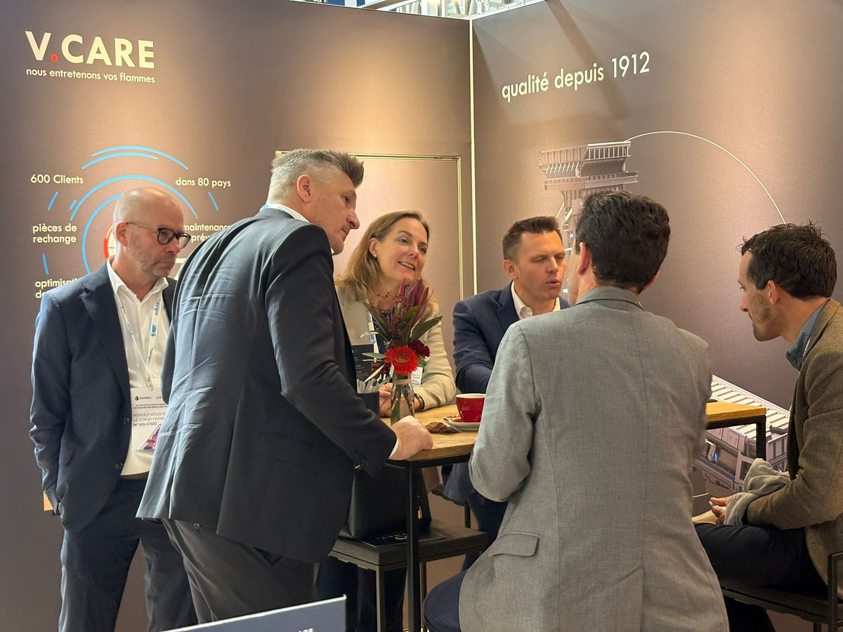 VYNCKE_NV's tweet photo. 🔥 @Pollutec day 2, still fired up and going strong!💥

Swing by hall 4, booth G088 to spark a conversation with our team. We’re ready to talk steam, sparks, and everything in between.🔧🌱

#Vyncke #CleanEnergyTechnology #Pollutec2025 https://t.co/b8aE42RNM6