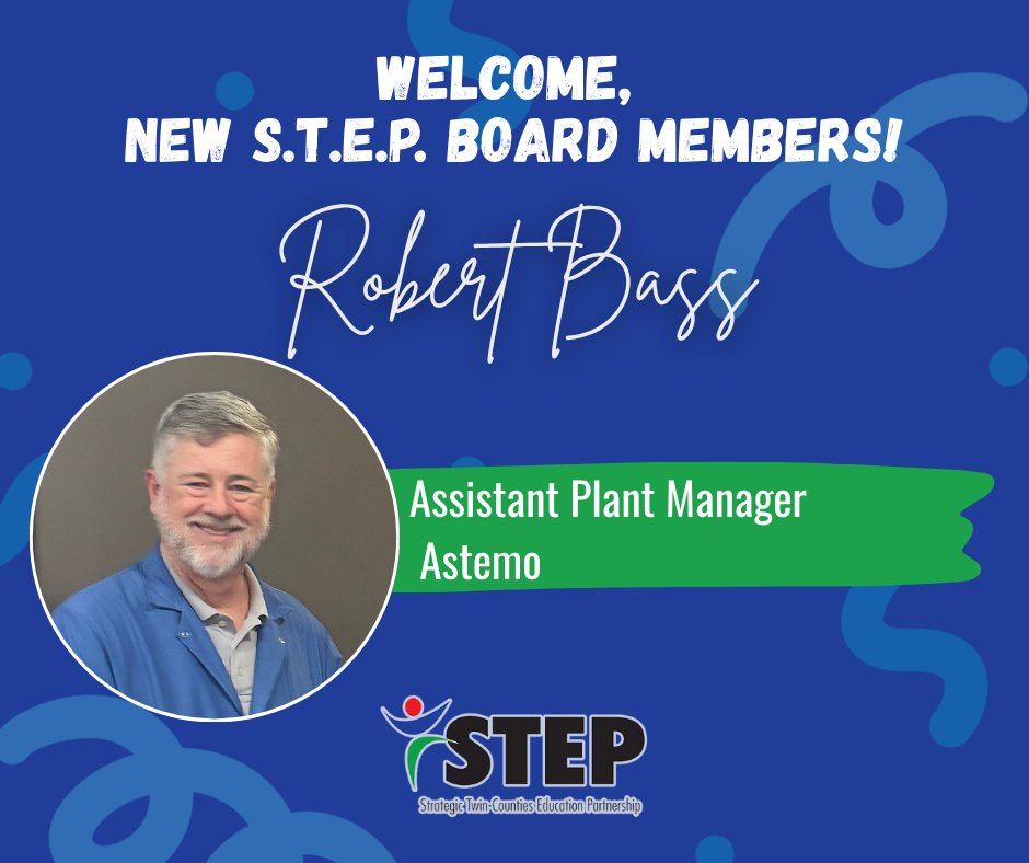 We’re excited to welcome Robert Bass, Assistant Plant Manager at Astemo, to the STEP Board! Join us in celebrating this great addition to our team! #Congratulations #CommunityImpact
