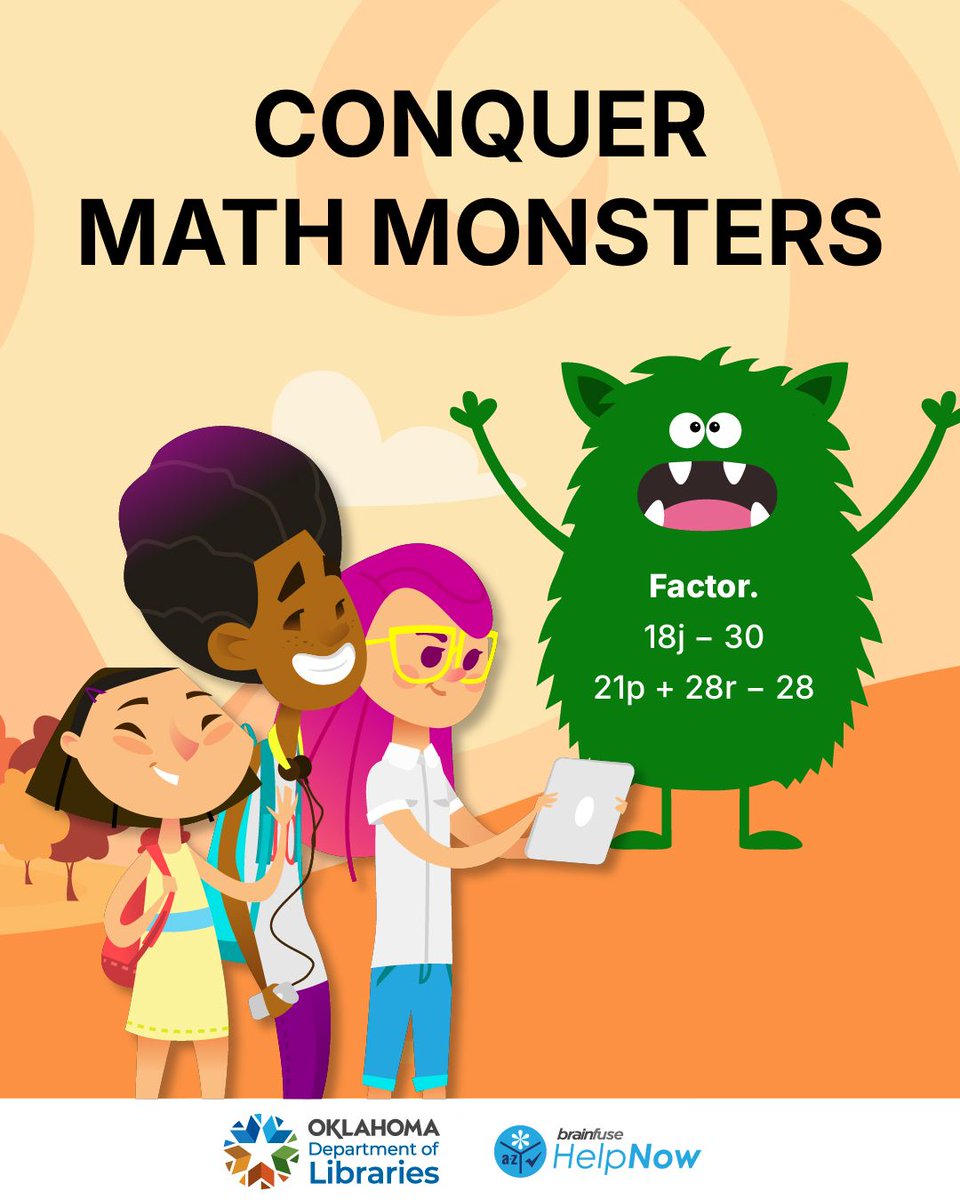 soklibrarysys's tweet image. Math doesn’t have to be spooky! Tame those tricky equations with help from Brainfuse HelpNow. Live tutors are here to make math less scary and way more doable. Visit buff.ly/z7cB8IS to connect with a tutor today! #BrainfuseCommunity #OnlineTutoring #MathHomework
