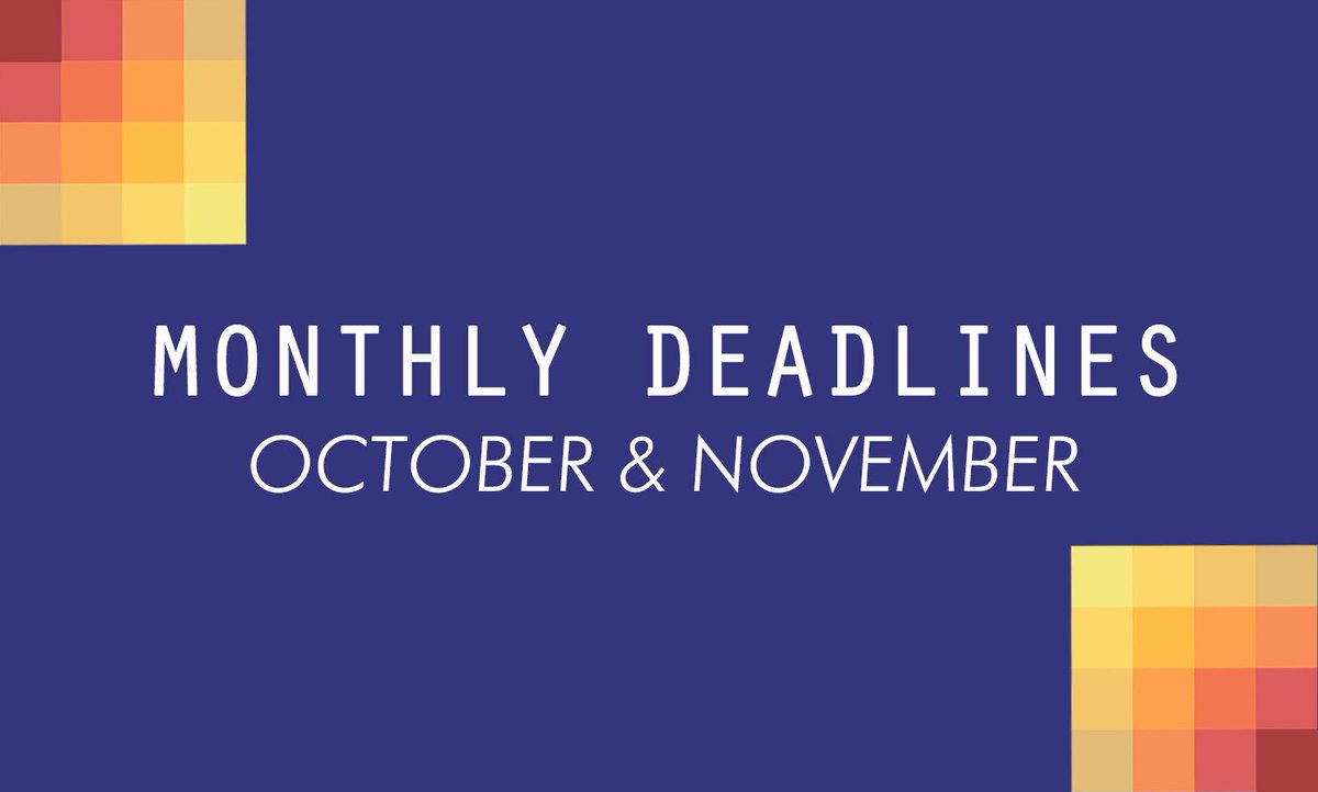 PalettePoetry's tweet image. New deadlines, new contests, and new opportunities for your work to find its audience!

Here is a roundup of ten submission opportunities with deadlines in October or November, including The Brooklyn Review, Camas, Oxford Poetry, and more.

buff.ly/fO9IfDU
