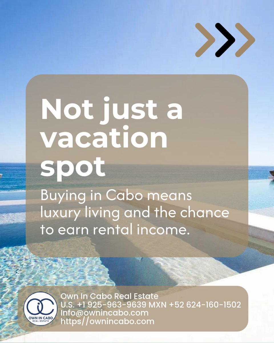 Own In Cabo Real Estate tweet media