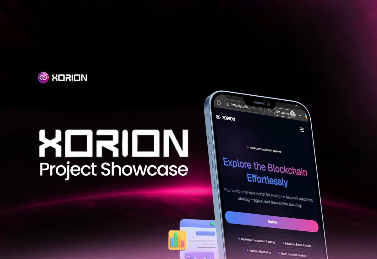 Get our Full Project Showcase below:
👉 x.com/XorionChain/st…

Stay tuned: linktr.ee/xorionchain