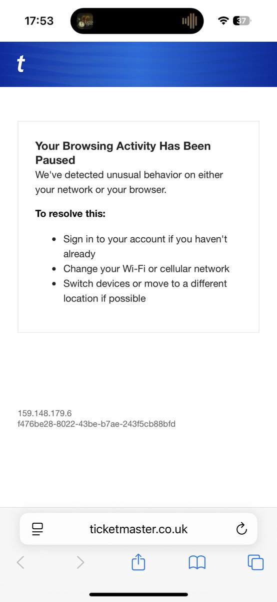 swalton1404's tweet image. @TicketmasterCS updated my sky broadband and getting hit with this, need in before Saturday to add my tickets to my wallet