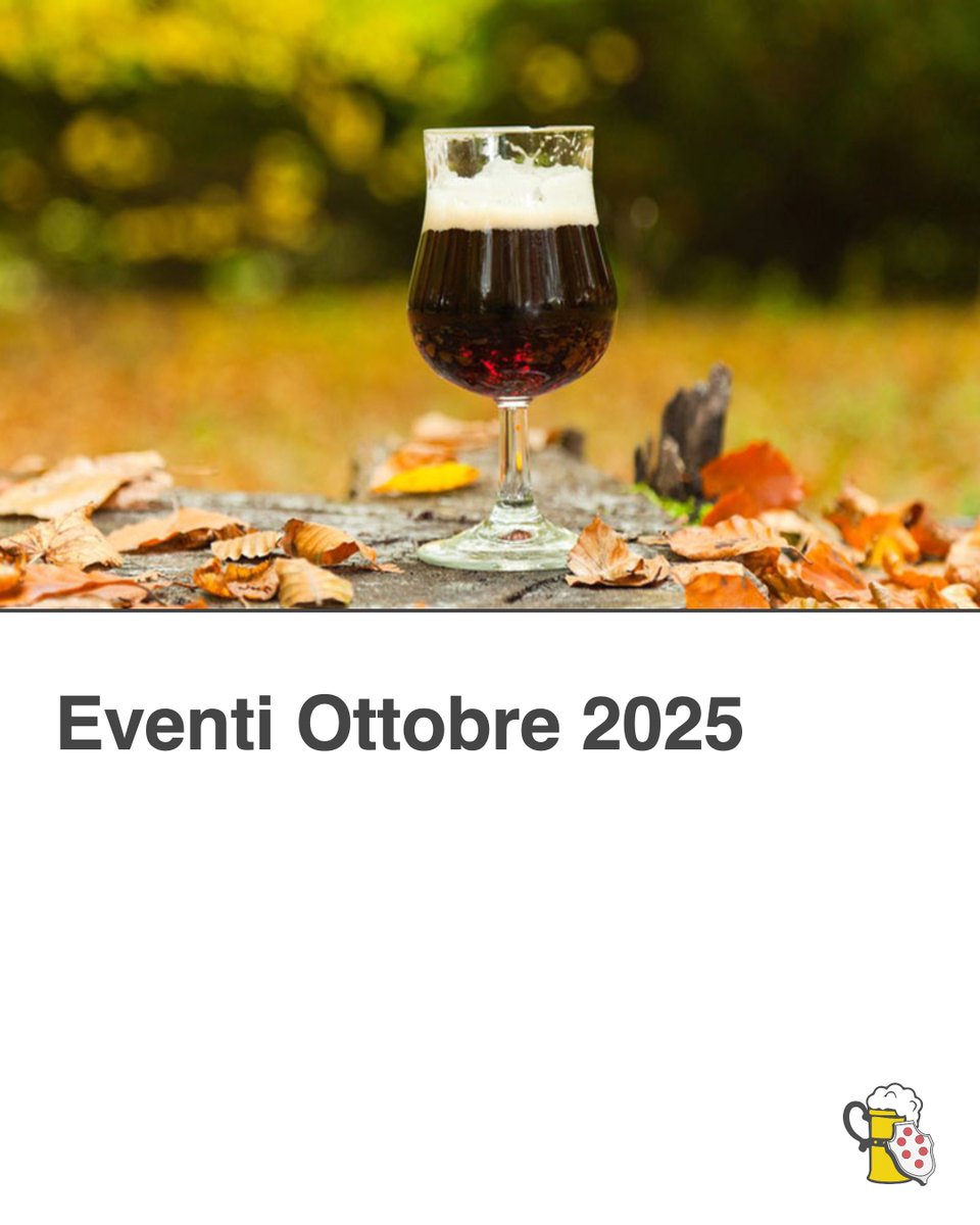I migliori eventi 🍻🍻🍻 di #Ottobre: pintamedicea.com/birra/2025/eve…