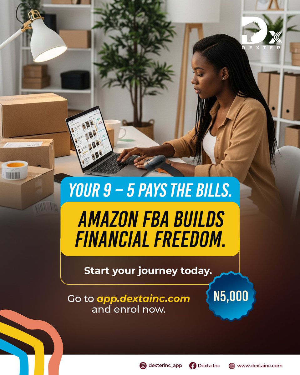 dextainc's tweet image. Your side hustle can outgrow your 9–5 if you start now.
Join the Amazon FBA course and build a business that works while you don’t.
Go to app.dextainc.com

PS: The #dextasquadchallenge is still on. Share your sign-up page and tag us on your IG stories.

#amazonfba #dexter