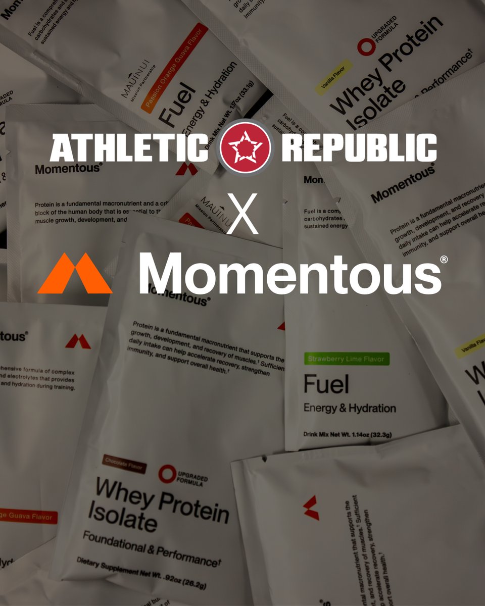 Our partnership with <a href="/livemomentous/">live.momentous</a> is leveling up. Select Athletic Republic locations are now offering single-serve samples of NSF Certified for Sport® products including plant-based protein, whey isolate, creatine, Fuel, and Recovery.

As a national leader in sports performance