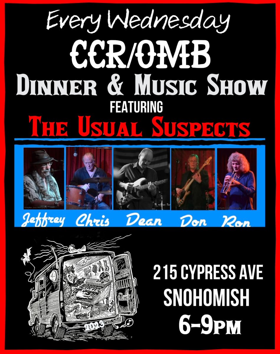 BarryGalen's tweet image. Mark your calendars for every Wednesday! 📅 Come enjoy the Usual Suspects Dinner Show at Collector&apos;s Choice Restaurant. Great music, fabulous food, and Happy Hour from 3-6PM! 🎵🍽️ #DinnerWithMusic #HappyHourFun