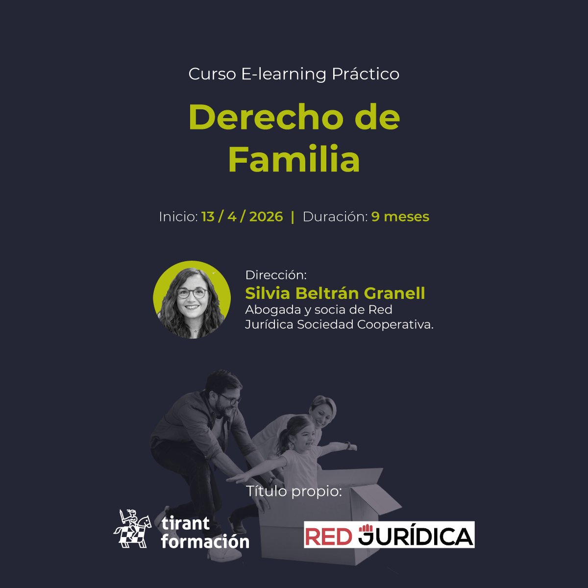 🔎 ¿Quieres dar un paso más en tu carrera jurídica dentro del Derecho de Familia?

⚖️ El Curso de Derecho de Familia, dirigido por <a href="/SilviBeltranG/">Silvia Beltrán</a>, abogada y socia de <a href="/laredjuridica/">Red Jurídica | Abogacía</a>, te ofrece:
✅ Clases online en directo con expertos.
✅ Resolución de casos reales.
✅ Material