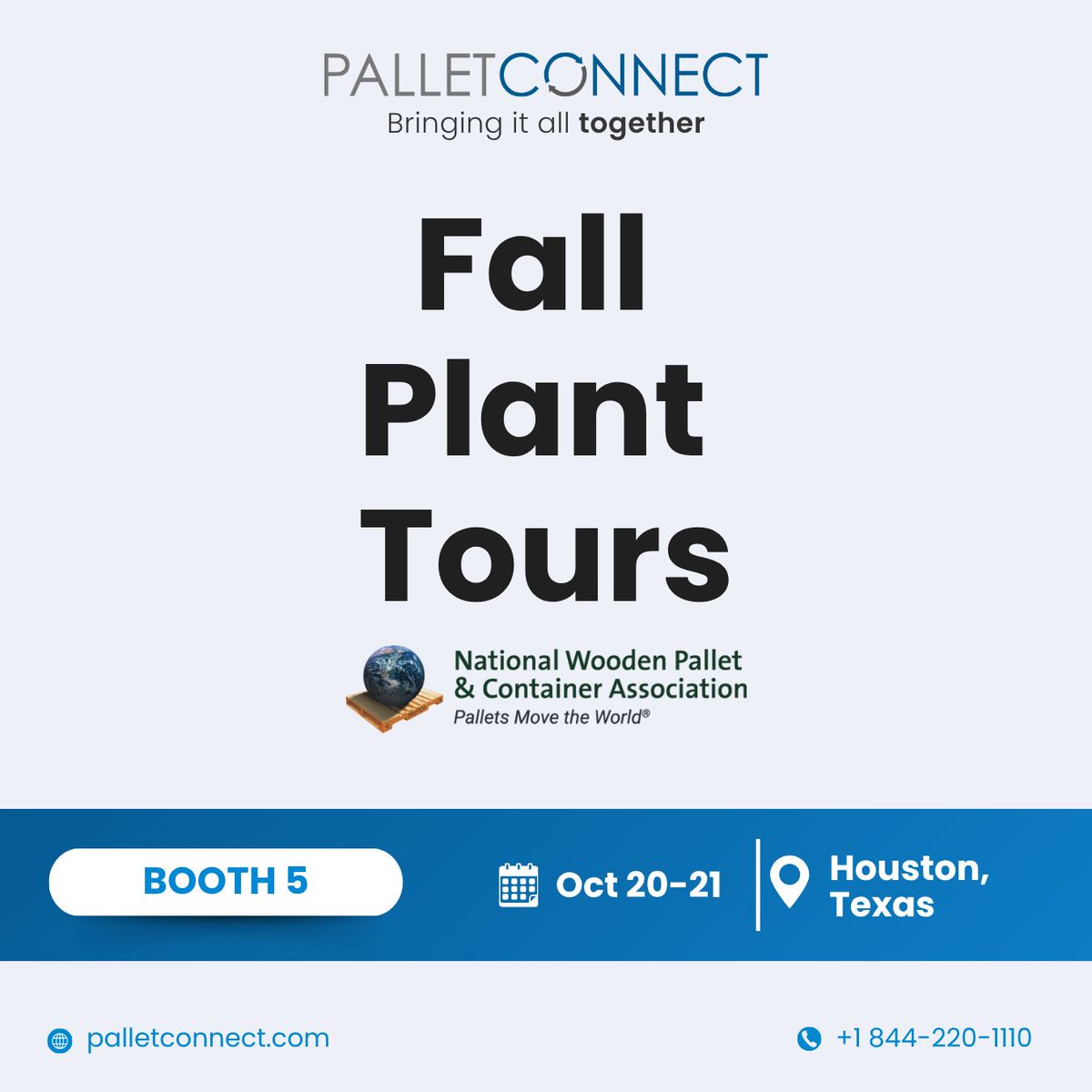 🚀 We’re heading to Houston for the fall plant tours, our favorite time to connect, share ideas &amp; see pallet innovation in action.

Stop by booth 5 to meet the team, chat &amp; see how we’re simplifying pallet workflows.

Thanks <a href="/nwpca/">National Wooden Pallet & Container Association</a> for another great event. See you in Houston! 🤝