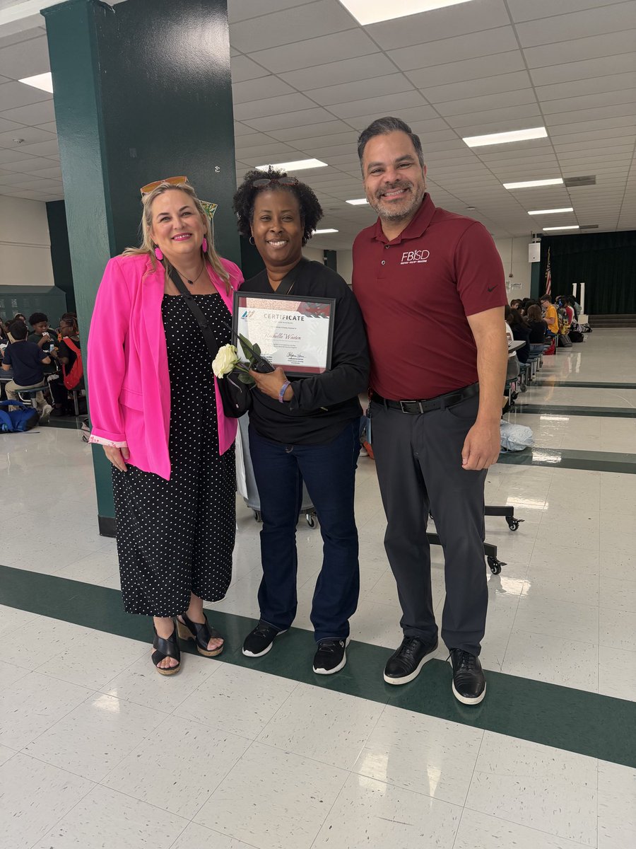 🌟 Congratulations to Ms. Wooten on being accepted into the <a href="/FortBendISD/">Fort Bend ISD</a> Ascend Program! Your dedication to growth, leadership, and student success continues to inspire. The future is brighter with leaders like you lighting the way! 🚀👏 #Leadership  <a href="/PrincipalJPena/">Jorge Pena</a> <a href="/rwootenits/">Rachelle Wooten</a>