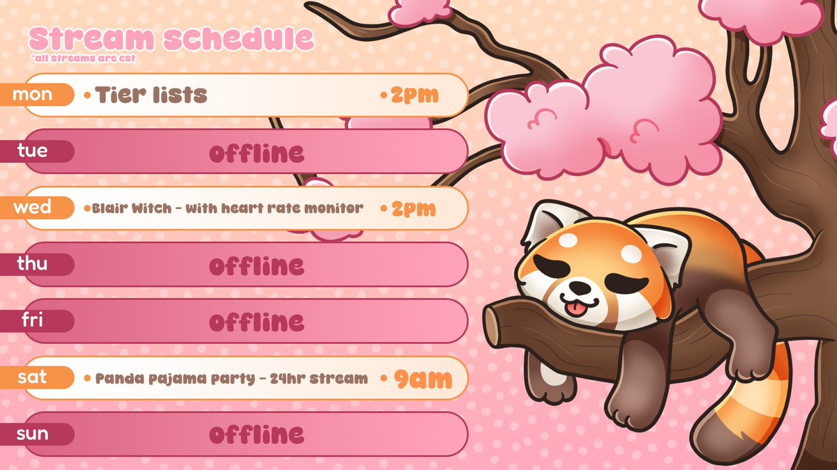 BIG WEEK! 24hr stream on saturday! 
🎍youtube.com/@RedPandaAsh 
🎍twitch.tv/redpandaash
#AshinAction