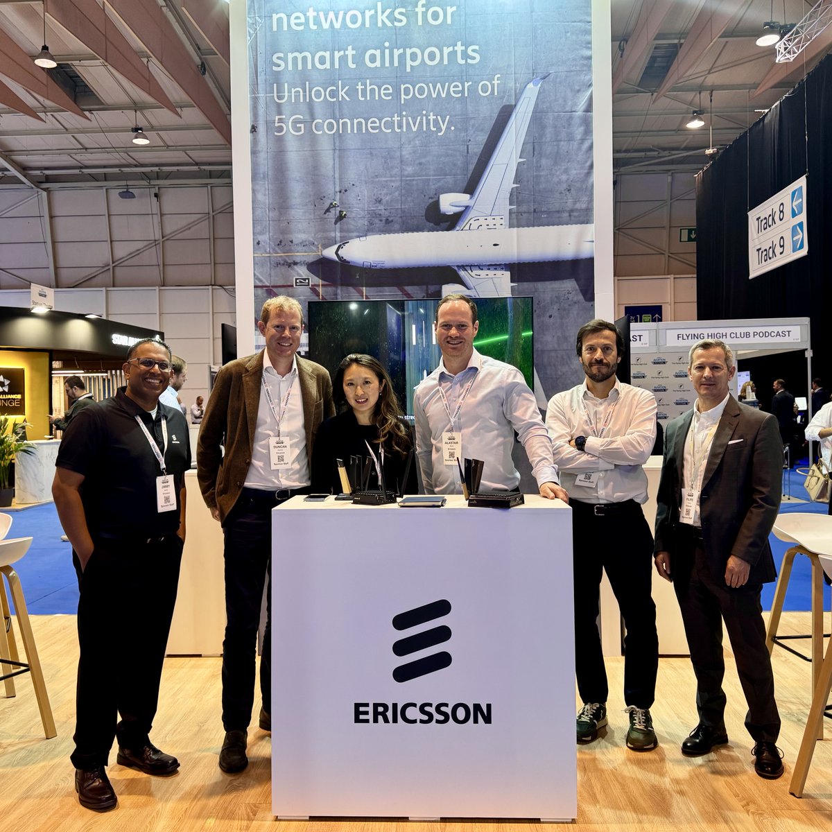 EricssonEnt's tweet image. We might be on the ground at #AviationFest but our big ideas are taking flight. 😉 🛫 Conversations with airlines, OEMs, infrastructure leaders, and innovators about what's coming next in #AviationTech include edge computing, private 5G, and real-time connectivity. Stand 2-115