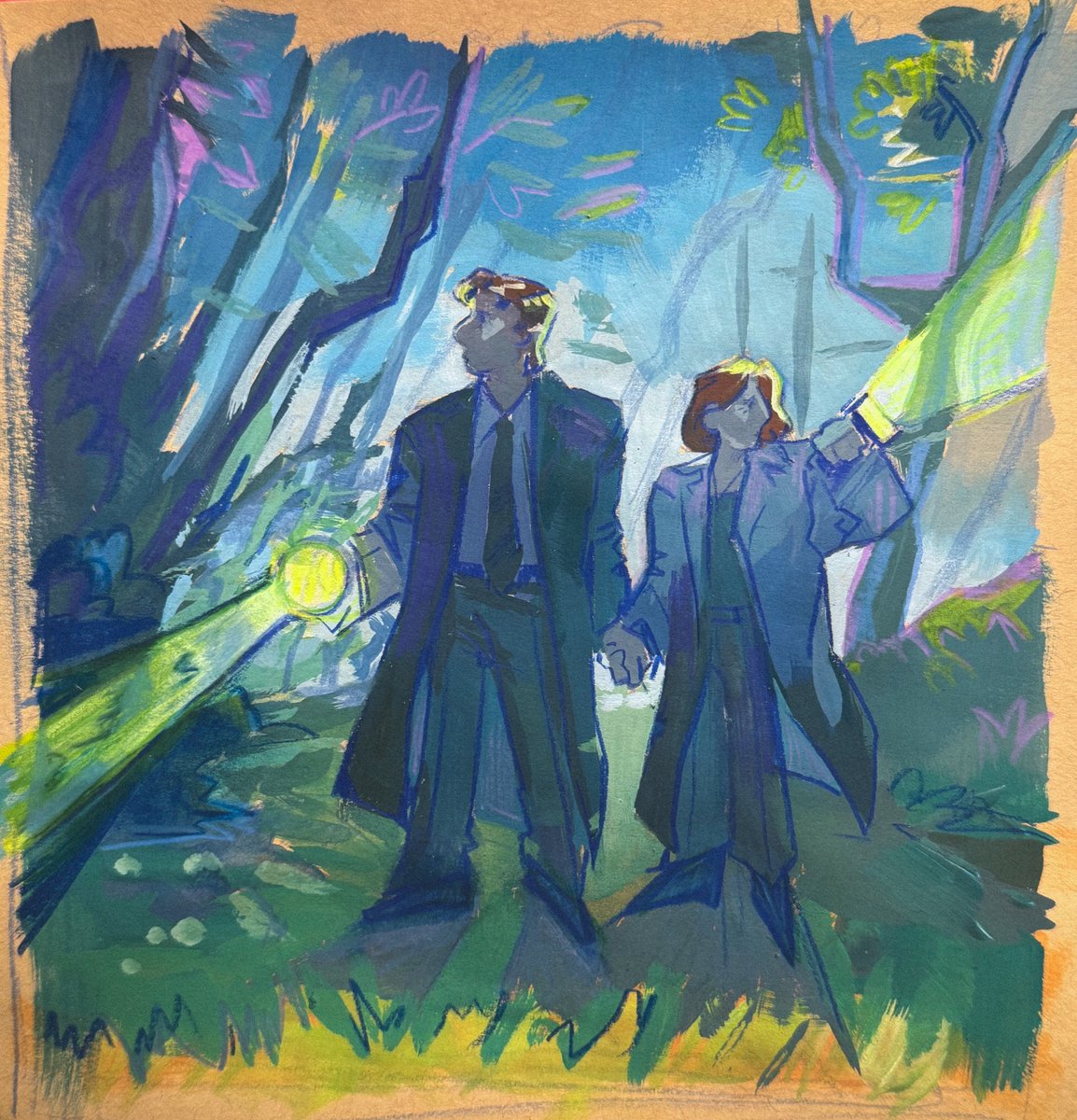 doodle for my fall rewatch #thexfiles