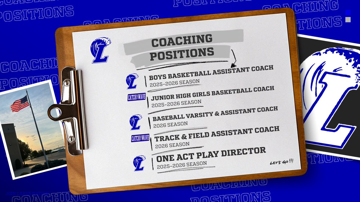 Lakeview Schools is looking for energetic, positive leaders to join our activities program! 

If you’re passionate about working with students and helping them grow on and off the court, field, or stage — we’d love to hear from you!