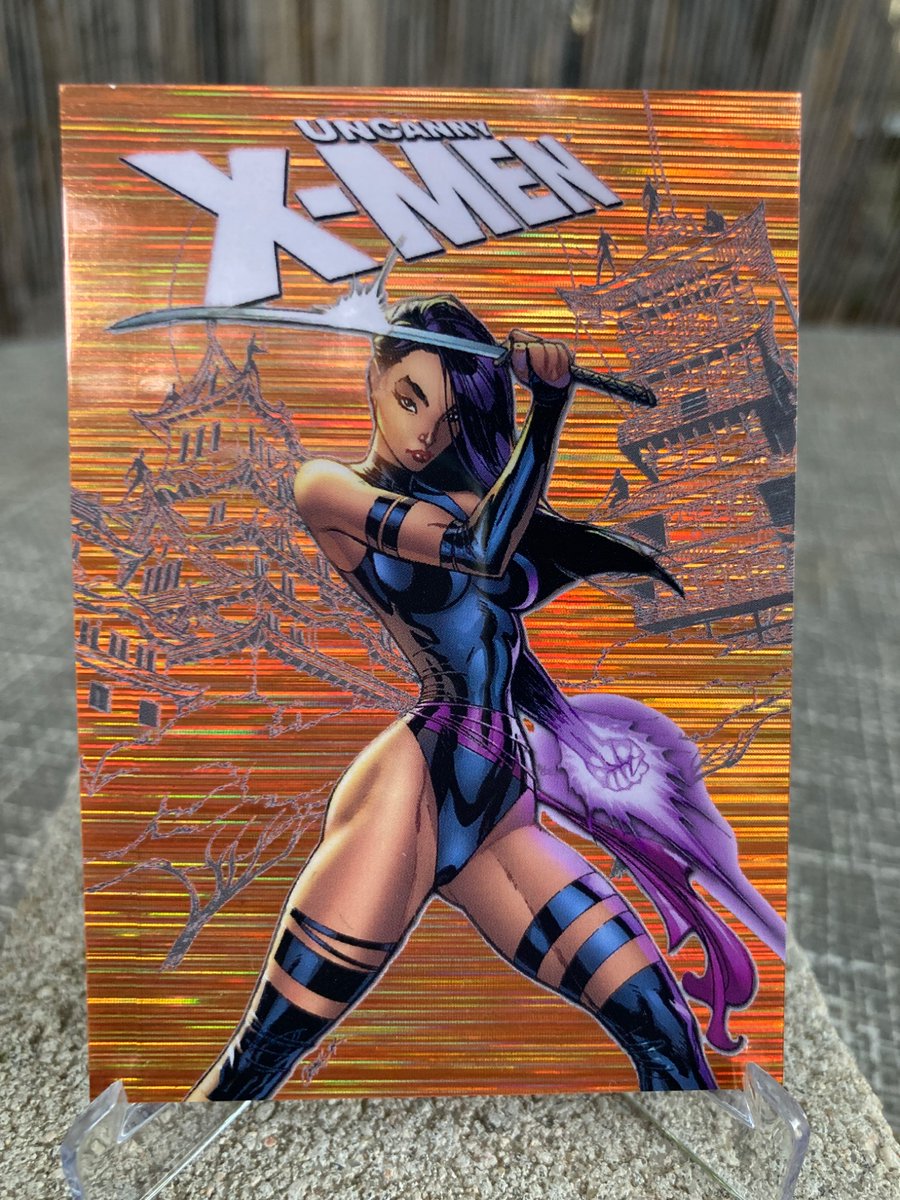 EdSYSSC66's tweet image. Psylocke est mon personnage préféré des X-men et les custom cards sont mon nouveau moyen d’être ric-rac le 19 du mois ; merci @abzalon , elle est splendide 🧨🧨🧨 #CardsAddict