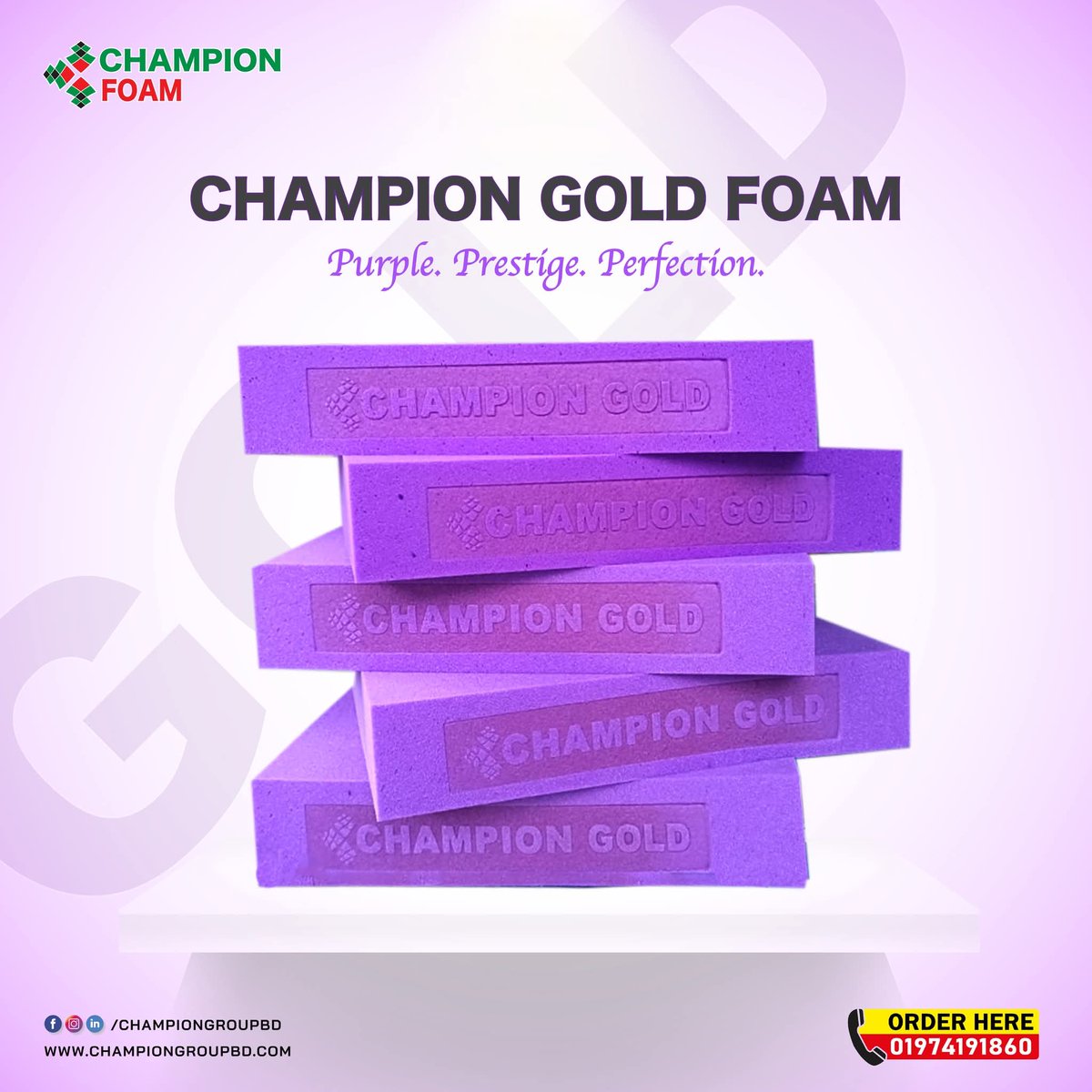 SyedPalash5's tweet photo. Edition

✨ নতুন রঙে, নতুন অনুভূতিতে — 💜 Champion Gold Foam এখন এসেছে আকর্ষণীয় পার্পল কালারে!
আধুনিক প্রযুক্তিতে তৈরি এই প্রিমিয়াম ফোম আপনাকে দেবে অতুলনীয় আরাম, নিখুঁত সাপোর্ট, এবং দীর্ঘস্থায়ী টেকসইত্ব।

 কল করুন: 01974-191860
Pls visit https://t.co/pAvOCyoYxR https://t.co/dMGVvkjdYd