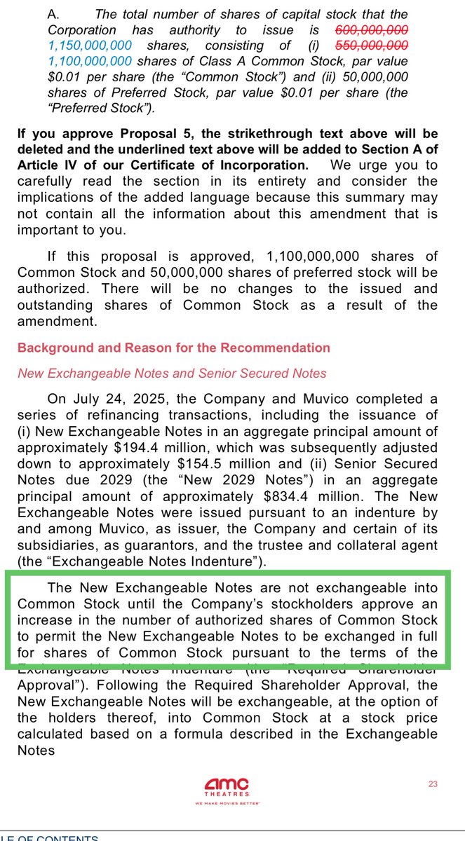 Our company needs this flexibility. 
This does not immediately increase our float. 

Don’t be tricked. #AMC $AMC