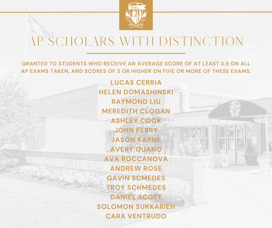 We are proud to announce and congratulate our outstanding SJV students who have been recognized as National Merit Scholarship Program Commended Students and AP Scholars! Your hard work, dedication, and academic excellence inspire our entire community. Way to go, Lancers!