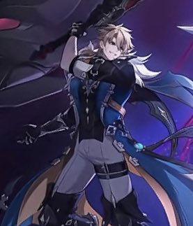 FUSHIGUR0's tweet image. the way varka’s thighs look even thicker than wrio’s… im not normal