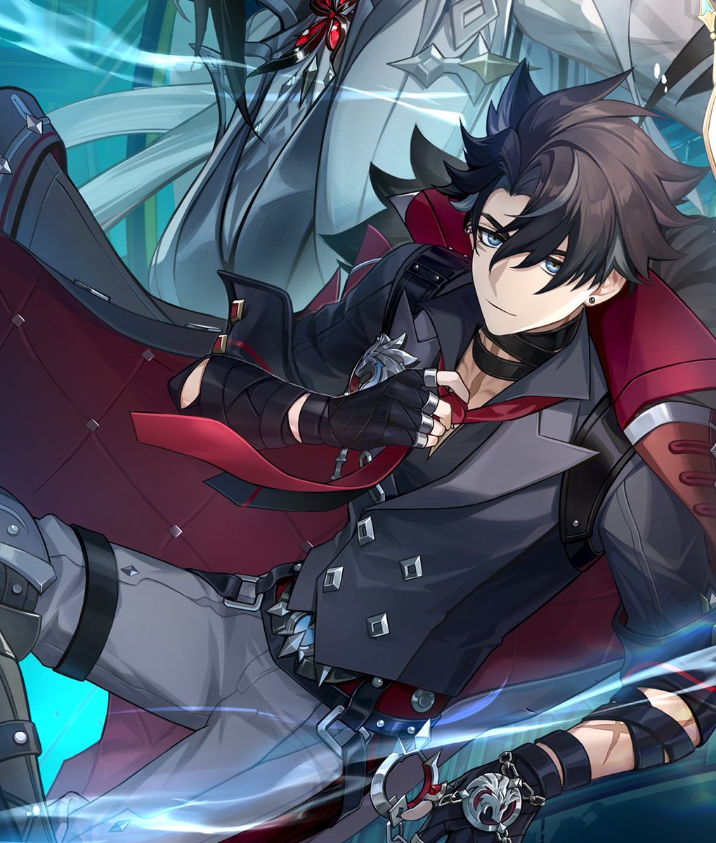 FUSHIGUR0's tweet image. the way varka’s thighs look even thicker than wrio’s… im not normal