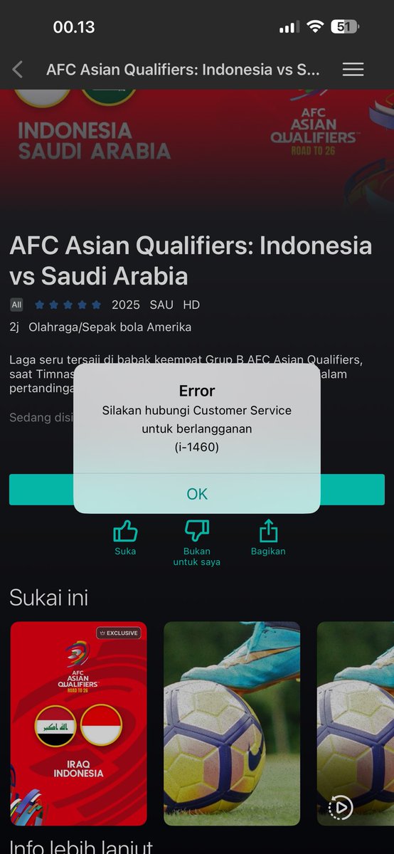 arya_logy's tweet photo. @visionplusid Metemu dukung, udah langganan paket ultimate tapi tetep aja ga bisa buat nonton.
Balikin duit gue jir https://t.co/HqJ7rVfocS