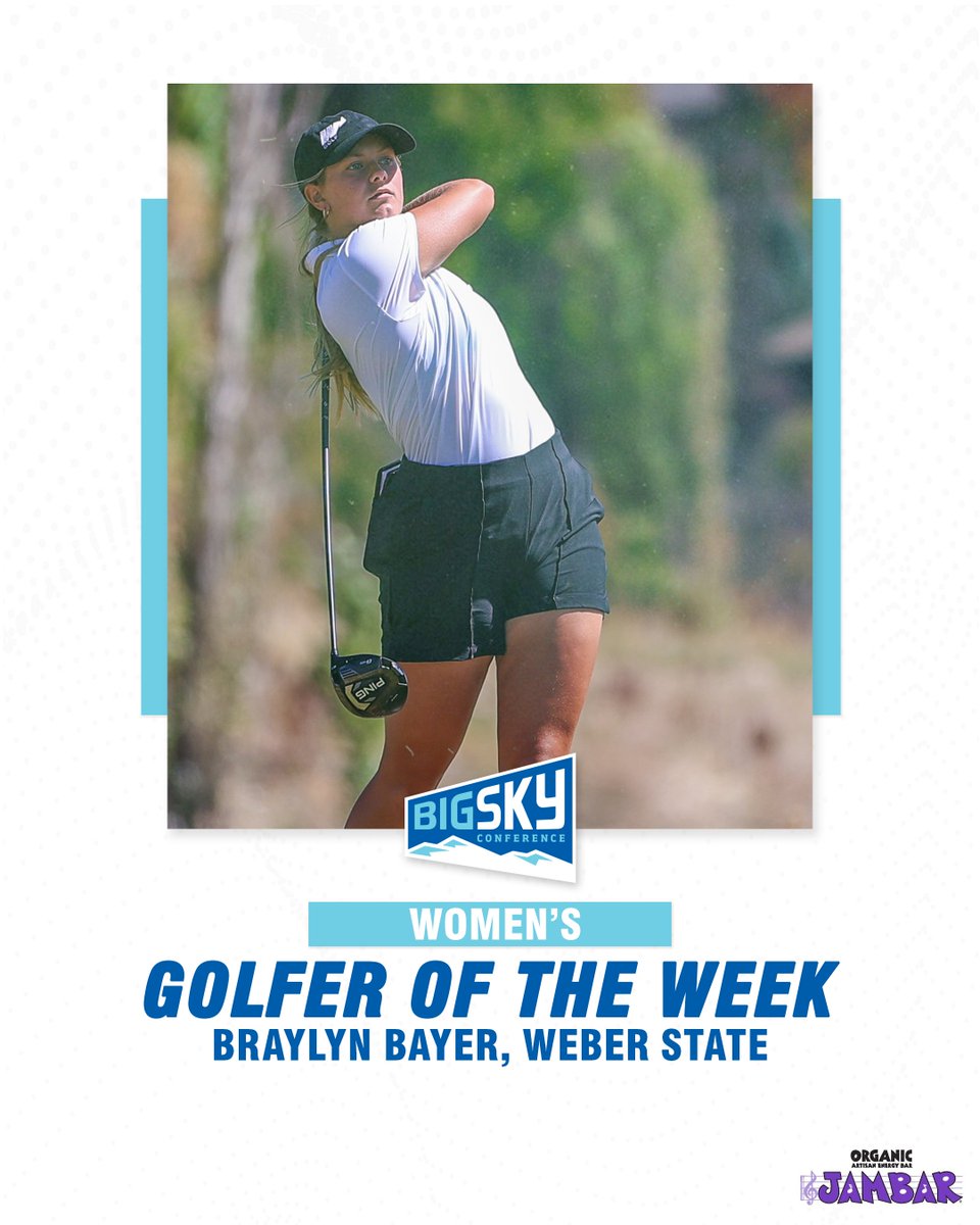 Sun Mountain Intercollegiate Champ ⤵️

Big Sky Women's Golfer of the Week 😼

#ExperienceElevated
