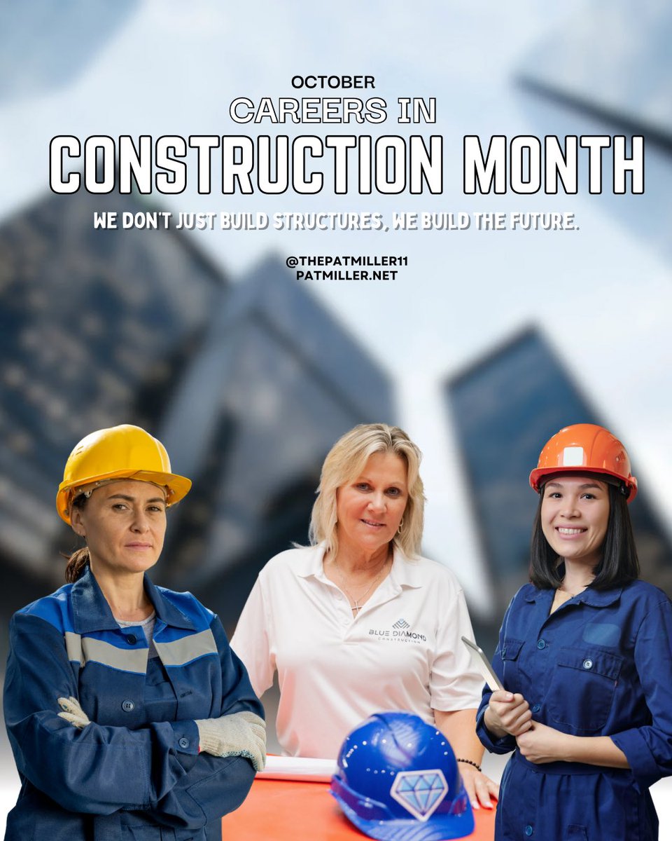 Don’t worry.  I could not forgot one of my favorite months of the year… #CareersinConstructionMonth!

Behind every skyline and community space are skilled professionals whose work drives progress, fuels the economy, and creates lasting impact.

#girl boss #ladyboss #womenowners
